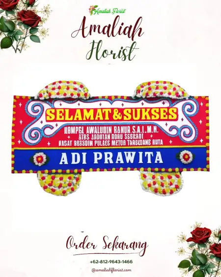 Papan Bunga Ucapan Selamat Kawu